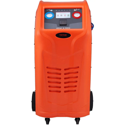 Fully Automatic Refrigerant Recovery Machine, Dual Cylinder AC Recovery Kit, Built-in Compressor, Scale & Filter, HVAC Use for R134A & R1234YF, DOBA-RR100