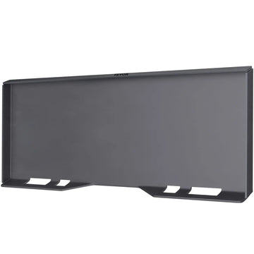 1/2" Steel Skid Steer Mount Plate, Quick Attachment for Loaders, Includes 3 Welding Rods, DOBA-MP50