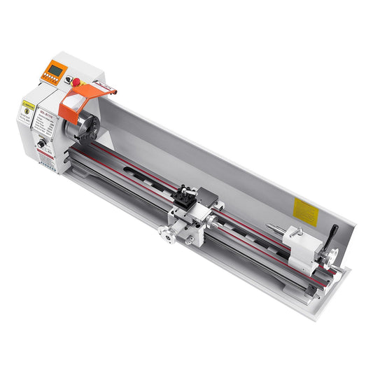 Metal Lathe Machine 8.7 x 39 in Precision Bench Power Metal Lathe Automatic Feed