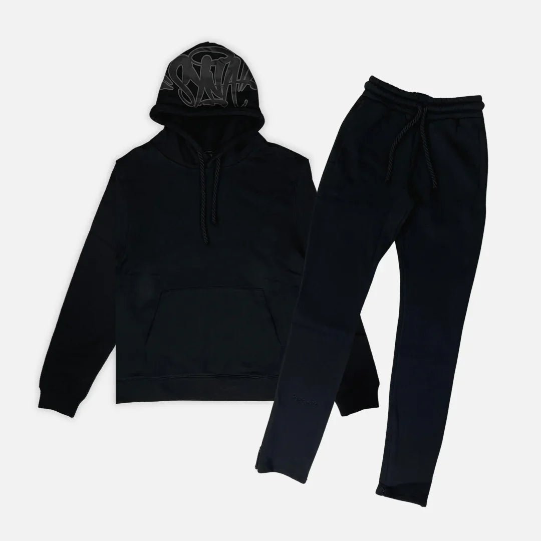 1BDA7AA8-2145-49C6-B7C8-7ACBF5AF4016-1.jpg Syna World Logo Tracksuit - Blackout - Image 1