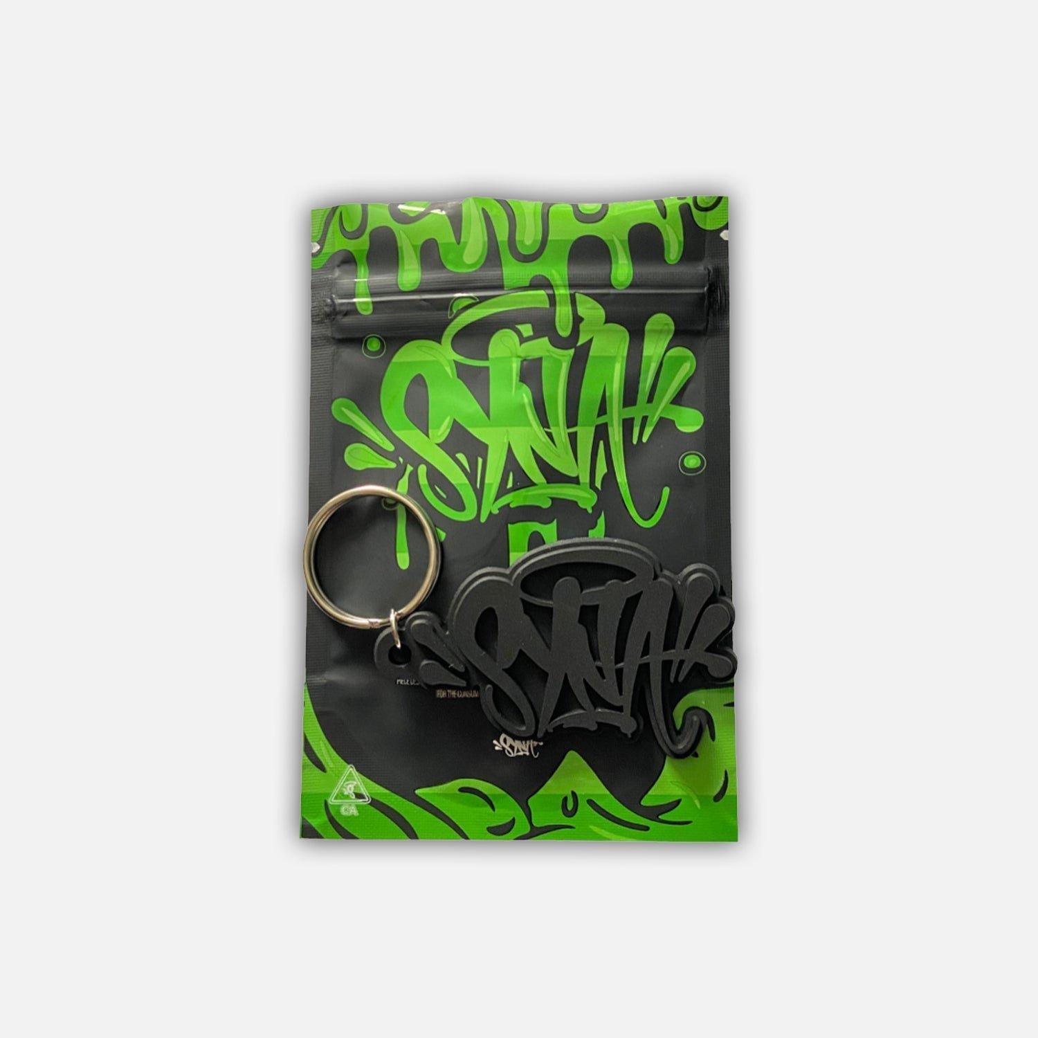 SYNAKEYRINGBLACKKICKKONNECTSTRTSPLY2-1.jpg Syna World 'Syna' Logo Keyring - Black - Image 1