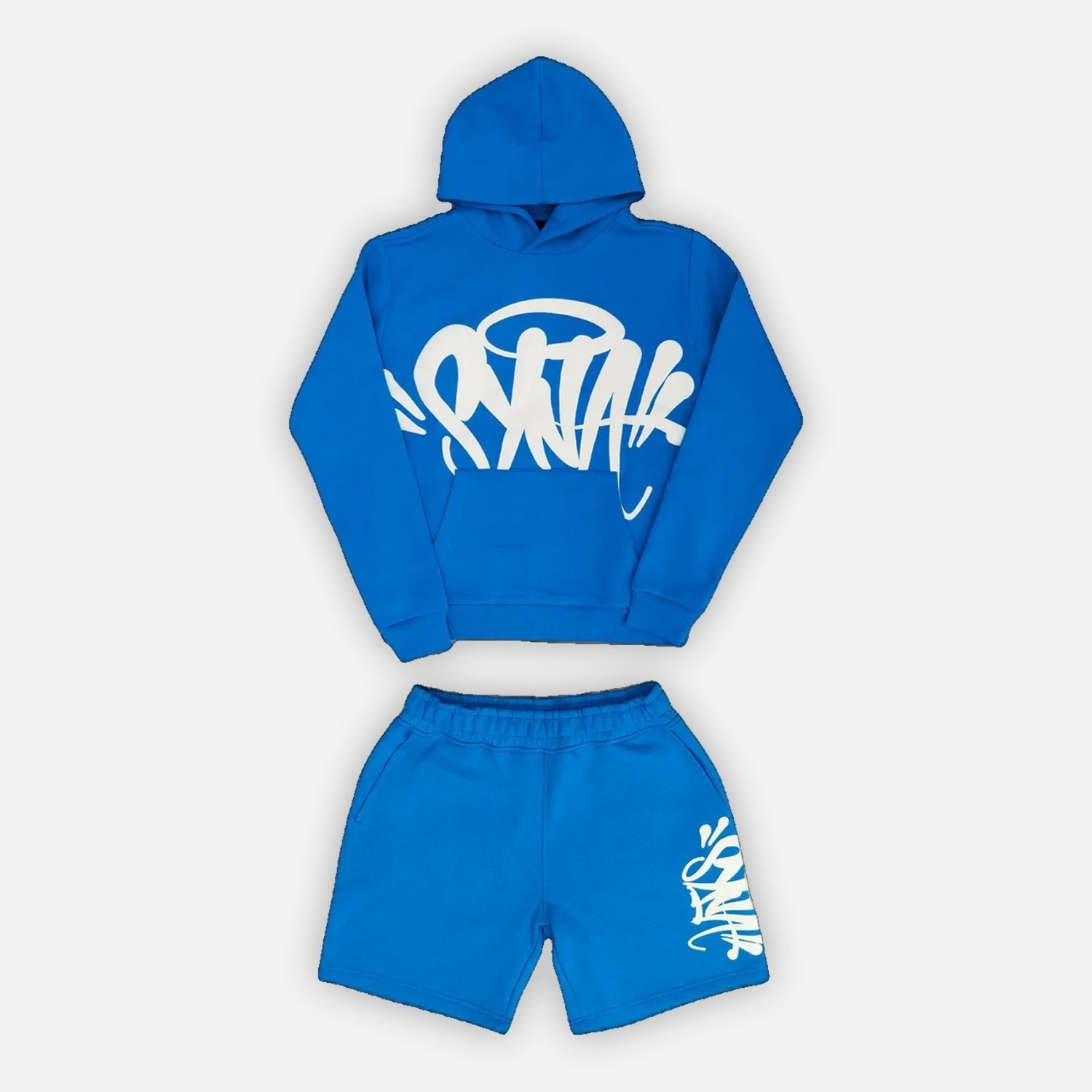 SYNAWORLDBLUETEAMTWINSETSTRTSPLYCENTRALCEE-1.jpg Syna World Team Hoodie + Short Twinset - Blue / White - Image 1