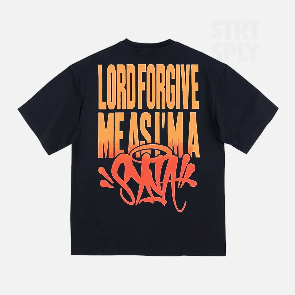 SYNAWORLDIGNITETSHIRTBLACKORANGECENTRALCEESTRTSPLY2-1.jpg Syna World Ignite T-Shirt - Black - Image 1