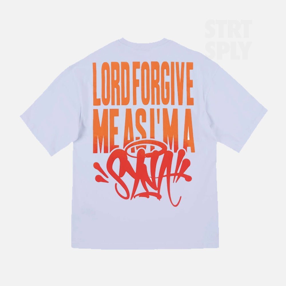 SYNAWORLDIGNITETSHIRTWHITEORANGECENTRALCEESTRTSPLY2-1.jpg Syna World Ignite T-Shirt - White - Image 1