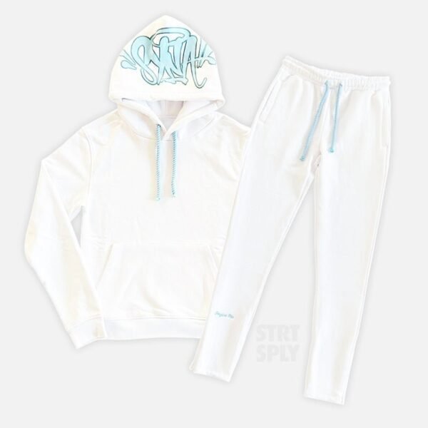 Syna World Logo Tracksuit - White / Blue (AU Exclusive)