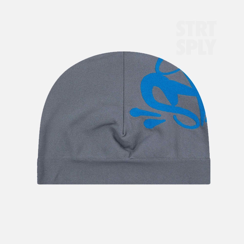 SYNAWORLDSKULLHATGREYBLUEBIGLOGOOGSTRTSPLYCENTRALCEE-2.jpg Syna World Big Logo Skull Hat - Grey / Blue - Image 1