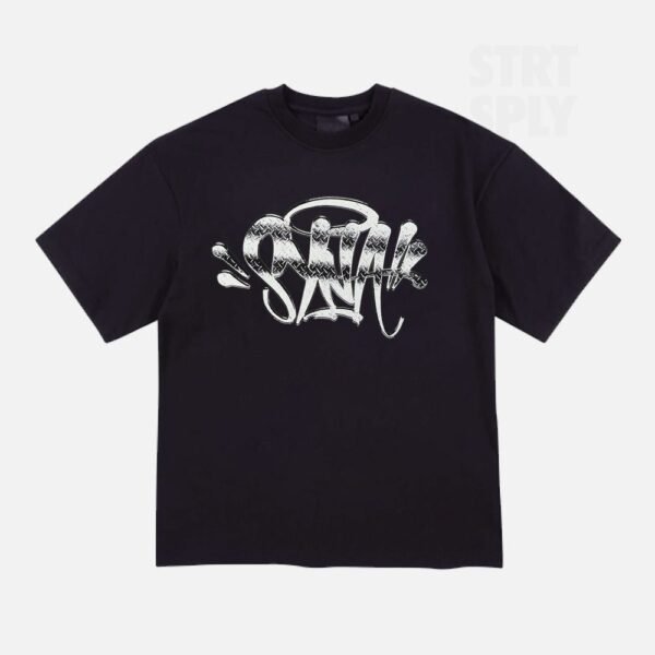 Syna World OG Steel Logo T-Shirt - Black