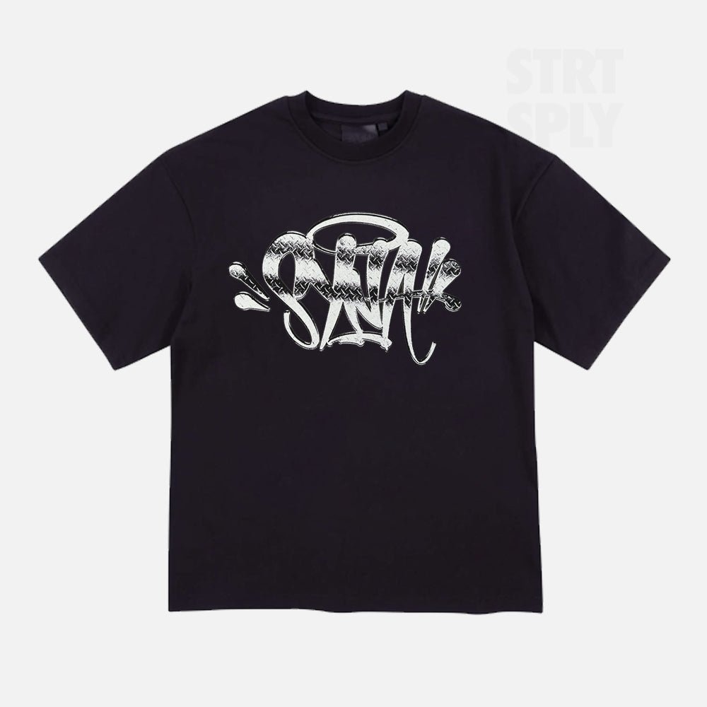 SYNAWORLDSTEELOGLOGOTSHIRTBLACKSTRTSPLYCENTRALCEE-1.jpg Syna World OG Steel Logo T-Shirt - Black - Image 1