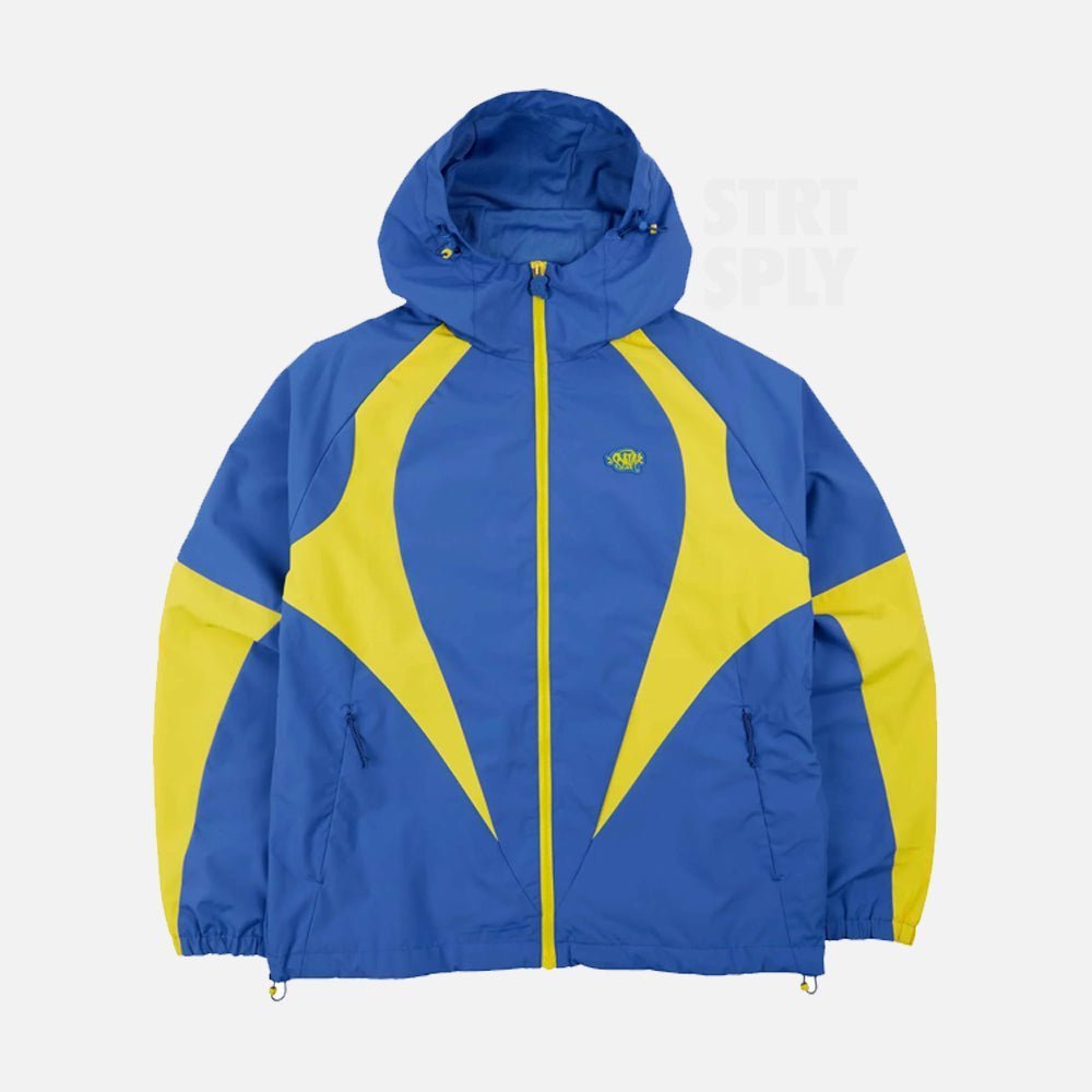 SYNAWORLDVORTEXWOVENJACKETCENTRALCEESTRTSPLY-1.jpg Syna World Vortex Woven Jacket - Blue / Yellow - Image 1