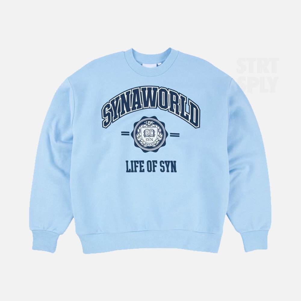 Syna World College Crew Sweater - Light Blue - Image 1