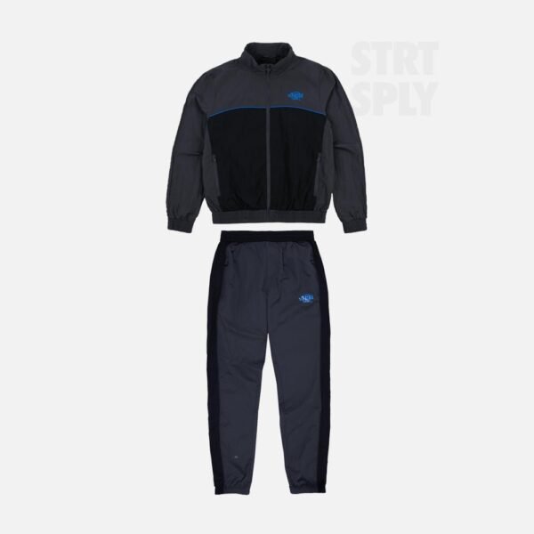 Syna World Logo Shell Tracksuit - Black / Grey / Blue