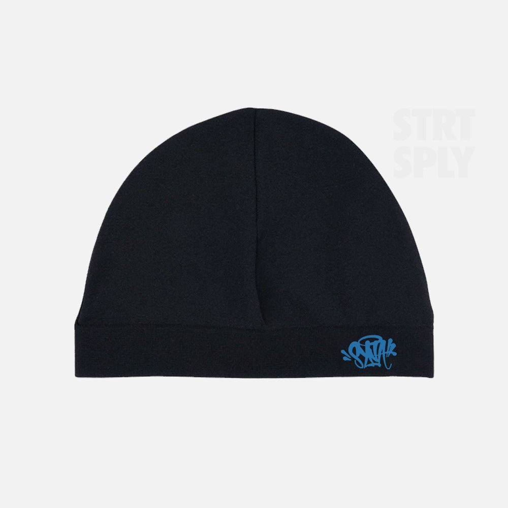 Syna World Logo Skull Hat - Black / Blue - Image 1