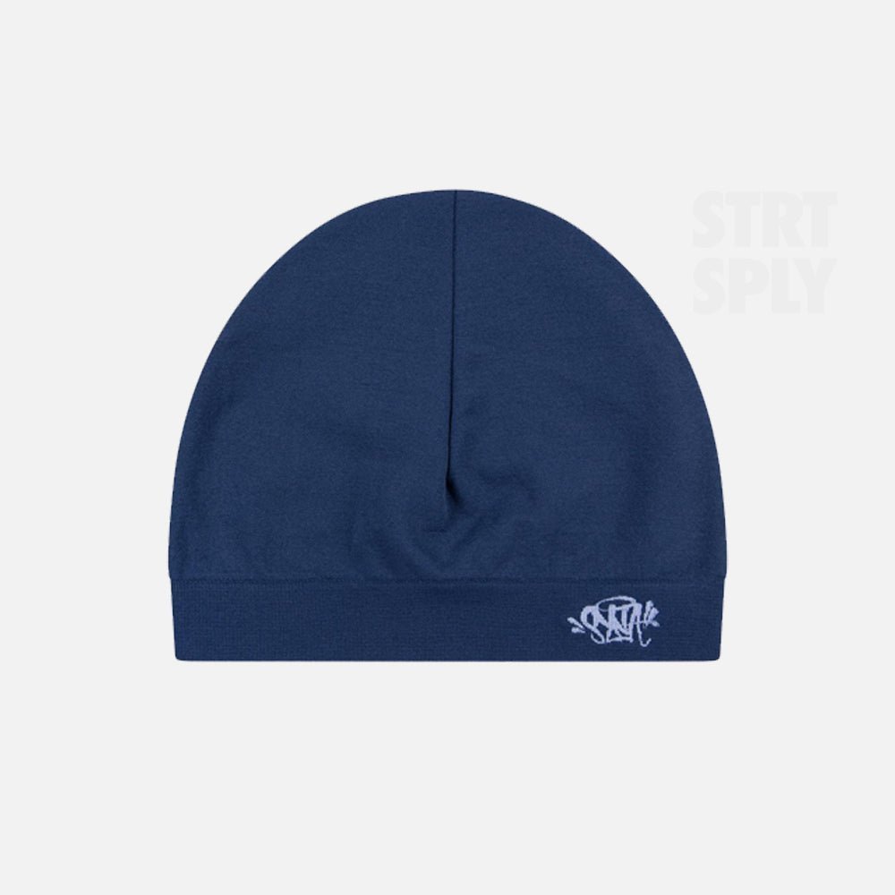 Syna World Logo Skull Hat - Navy / White - Image 1