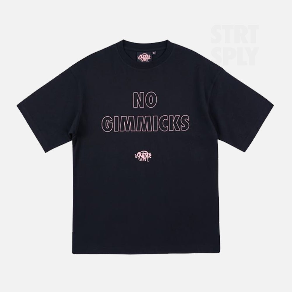 SYNA_WORLD_STRT_SPLY_CENTRAL_CEE_NO_GIMMICS_CRG_CANT_RUSH_GREATNESS_T_SHIRT_BLACK_ROSE_GOLD-1.jpg Syna World CRG No Gimmicks T-Shirt - Black / Rose Gold - Image 1