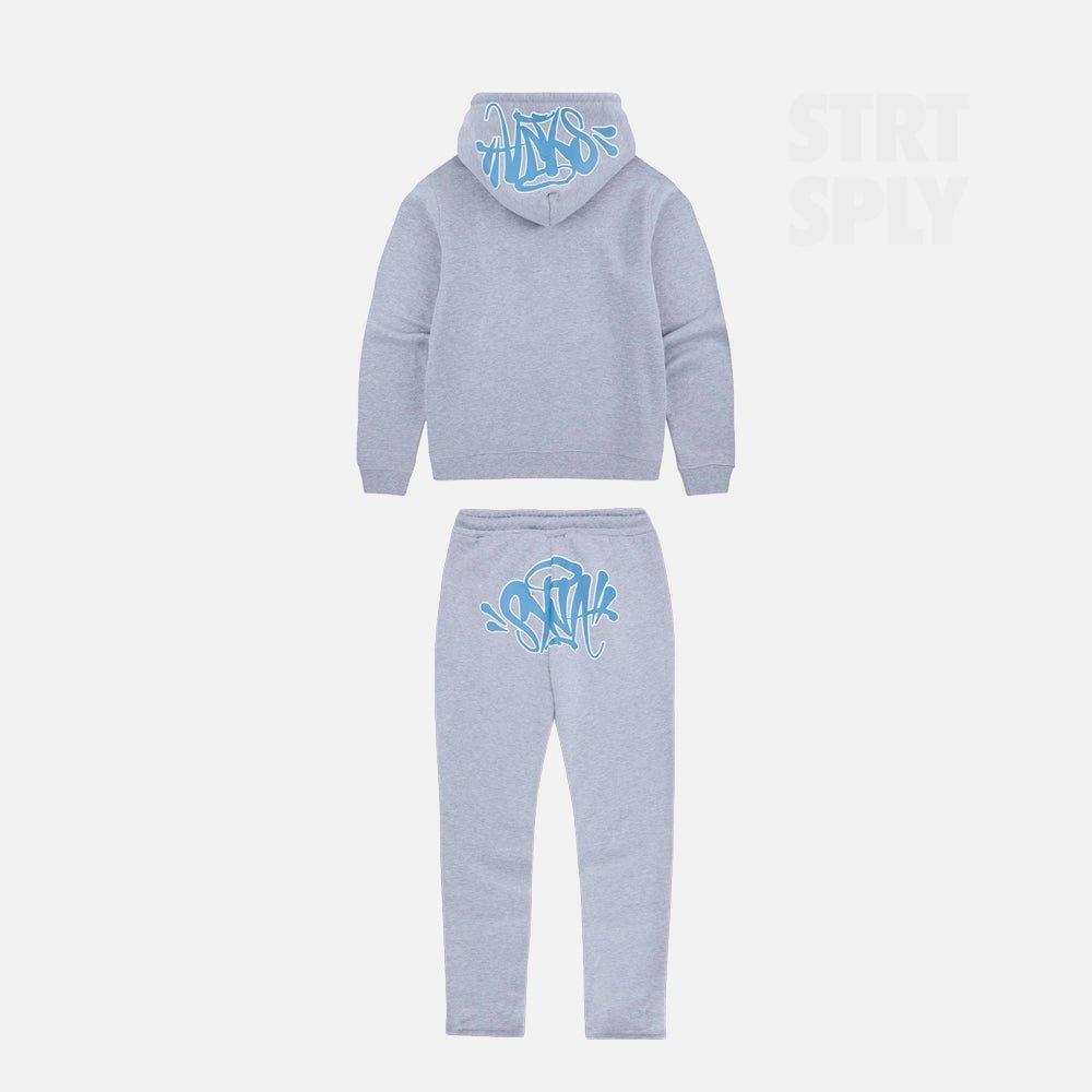 SYNA_WORLD_STRT_SPLY_OG_LOGO_TRACKSUIT_ROPE_CENTRAL_CEE_GREY_BLUE_STRT_SPLY_69577e4a-c08d-41f3-bd38-45f808d165fe-1.jpg Syna World Logo Tracksuit - Grey / Blue - Image 1